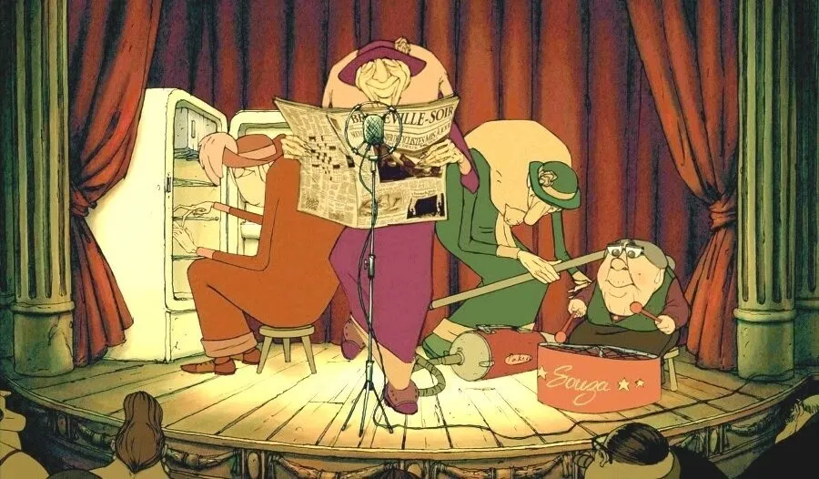 Кадр из фильма Трио из Бельвилля