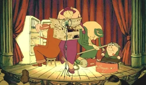 Кадр из фильма Трио из Бельвилля