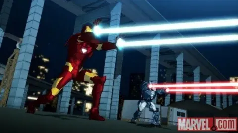 Кадр из фильма Железный человек: Приключения в броне