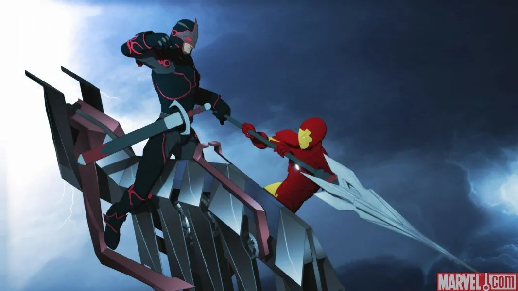 Кадр из фильма Железный человек: Приключения в броне