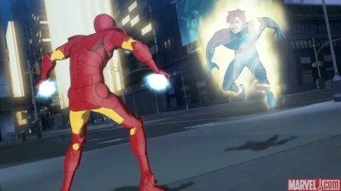 Кадр из фильма Железный человек: Приключения в броне