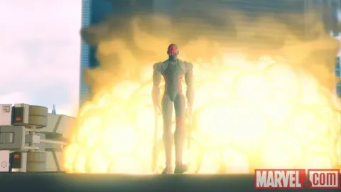 Кадр из фильма Железный человек: Приключения в броне