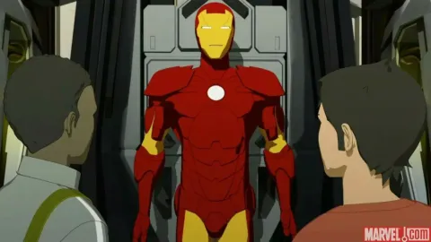 Кадр из фильма Железный человек: Приключения в броне