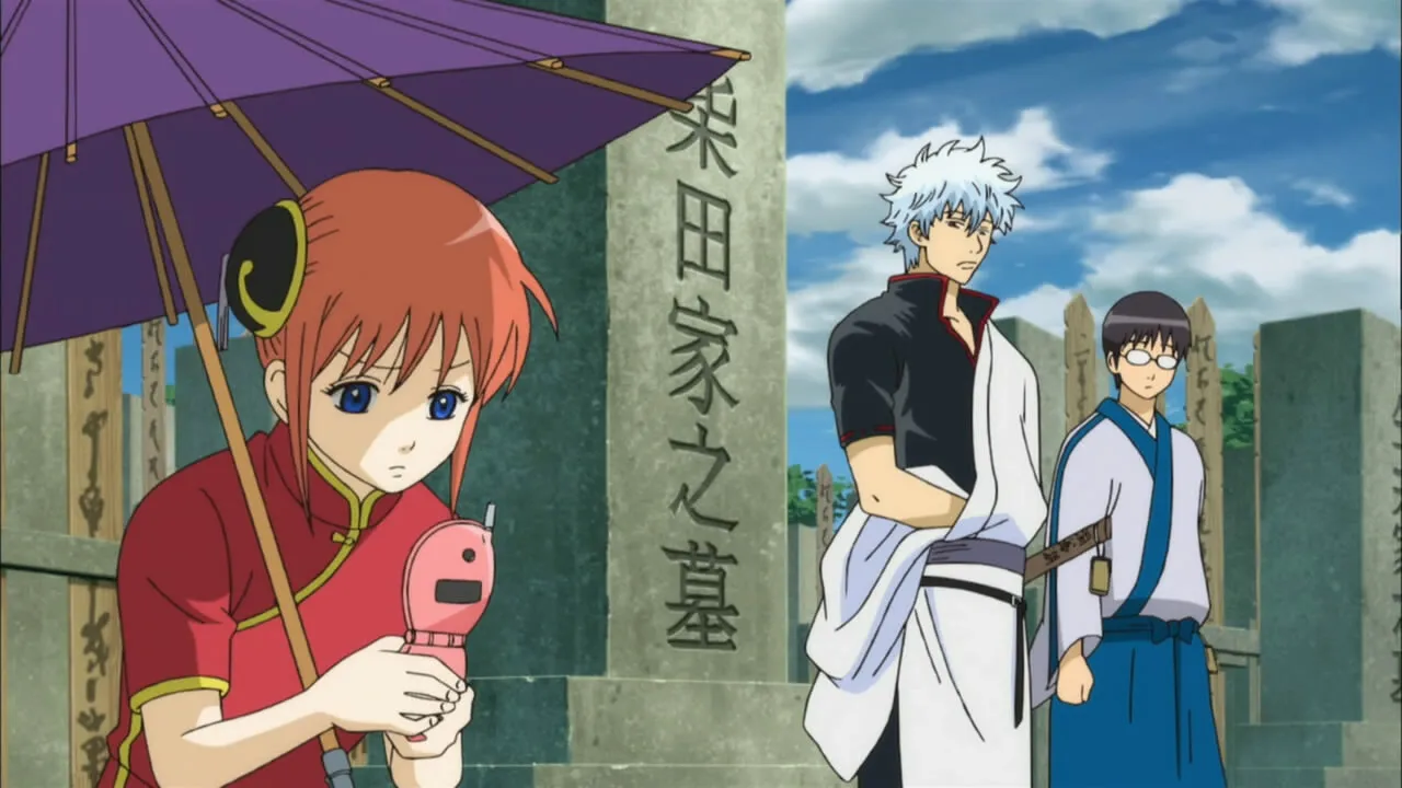 Кадр из фильма Гинтама