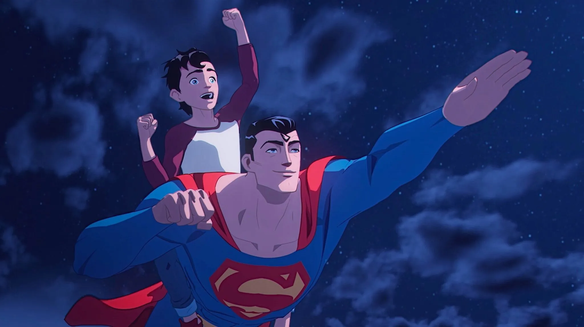 Кадр из фильма Бэтмен и Супермен: битва Суперсыновей