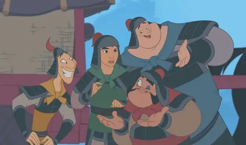 Кадр из фильма Мулан