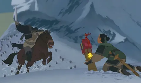 Кадр из фильма Мулан