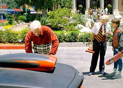 Кадр из фильма Назад в будущее 2