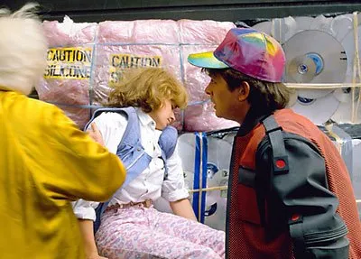 Кадр из фильма Назад в будущее 2