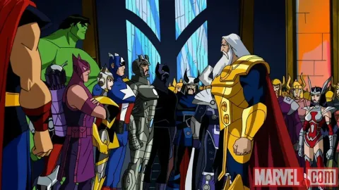 Кадр из фильма Мстители: Величайшие герои Земли