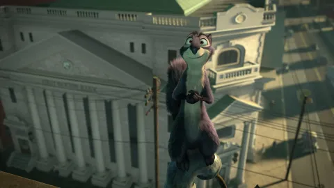 Кадр из фильма Реальная белка