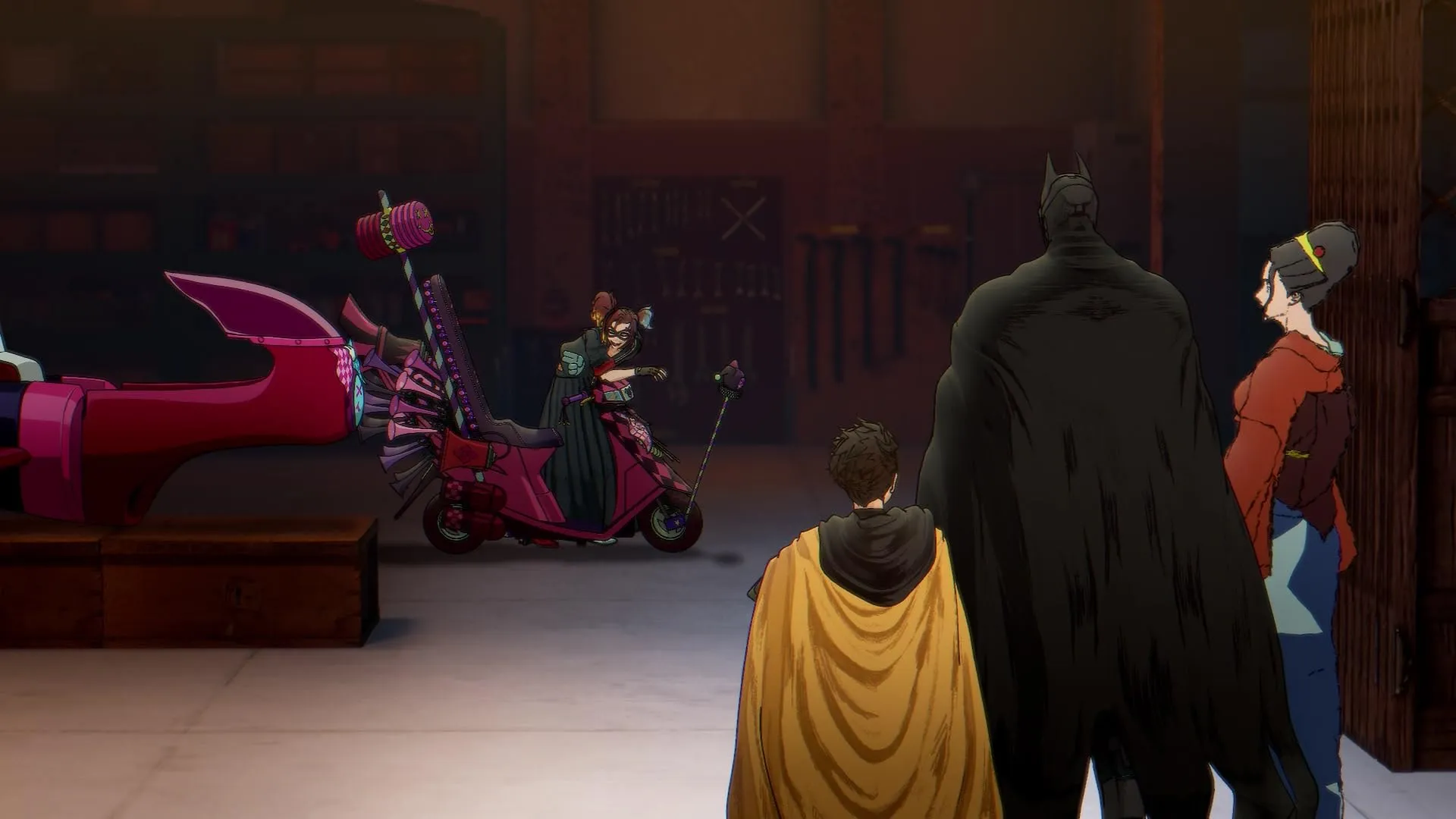 Кадр из фильма Бэтмен-ниндзя против Лиги якудза