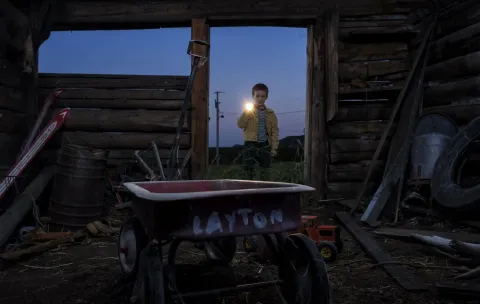 Кадр из фильма Невероятное путешествие мистера Спивета