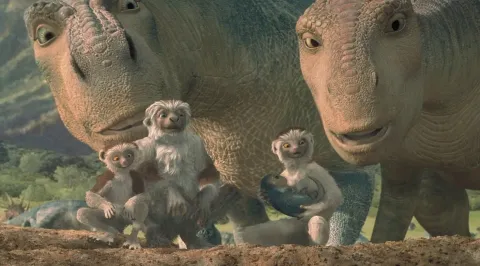 Кадр из фильма Динозавр