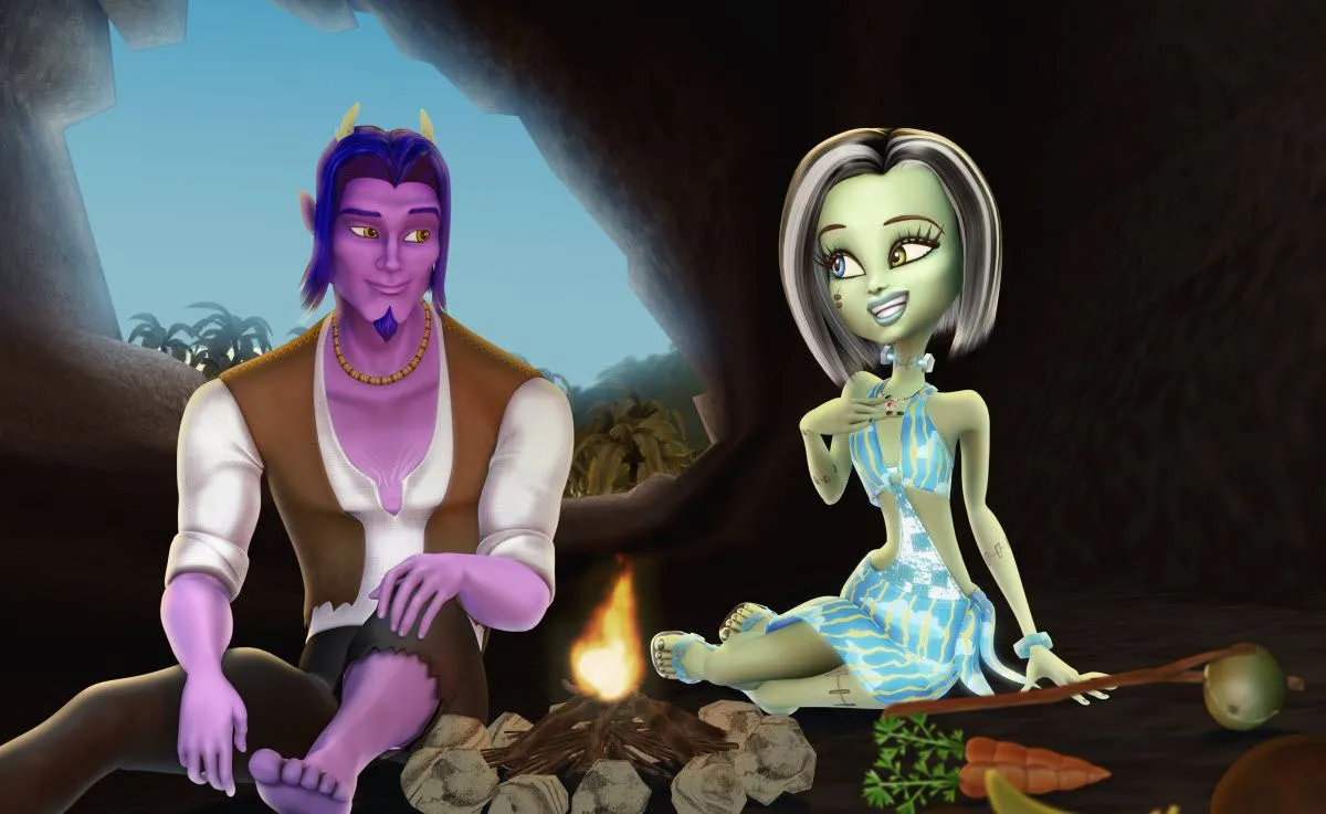 Кадр из фильма Школа монстров: Побег с Острова черепов