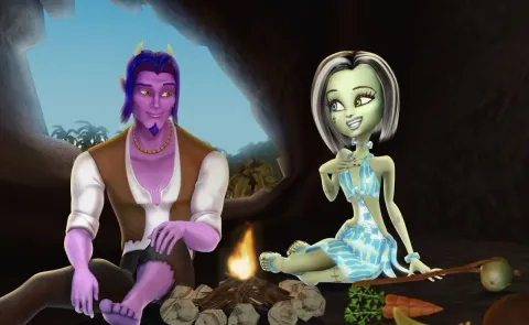 Кадр из фильма Школа монстров: Побег с Острова черепов