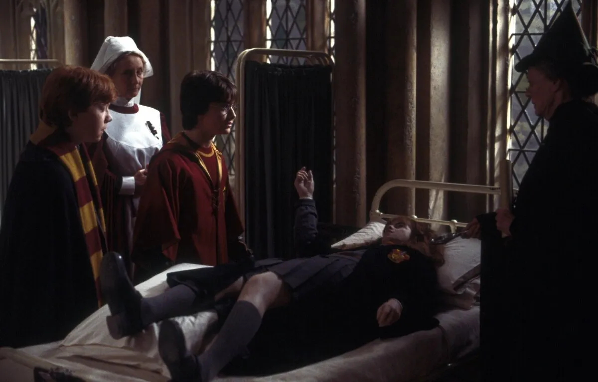 Кадр из фильма Гарри Поттер и Тайная комната