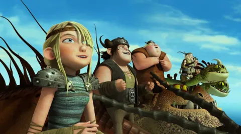 Кадр из фильма Драконы и всадники Олуха