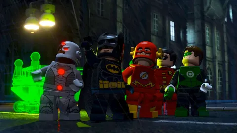 Кадр из фильма LEGO. Бэтмен: Супер-герои DC объединяются
