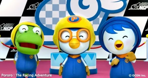 Кадр из фильма Пингвинёнок Пороро: Большие гонки