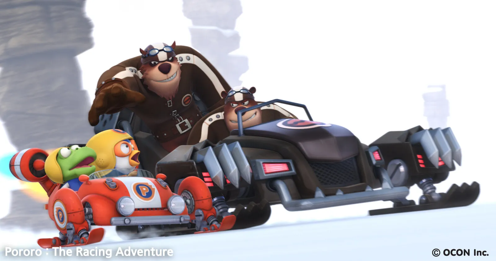 Кадр из фильма Пингвинёнок Пороро: Большие гонки