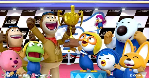 Кадр из фильма Пингвинёнок Пороро: Большие гонки