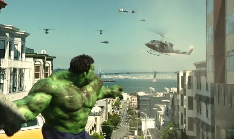 Кадр из фильма Халк