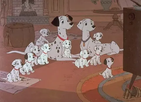 Кадр из фильма 101 далматинец