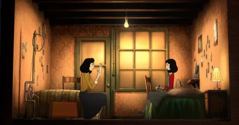 Кадр из фильма Где Анна Франк