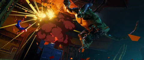 Кадр из фильма Человек-паук: Через вселенные