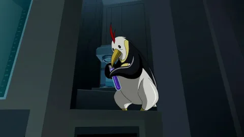 Кадр из фильма Безграничный Бэтмен: Роботы против мутантов