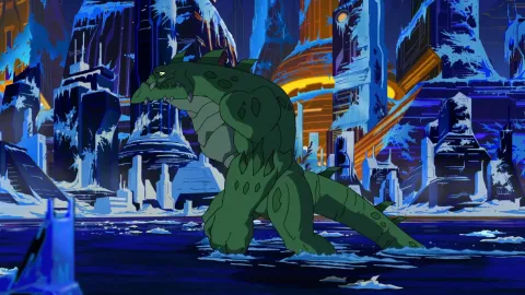 Кадр из фильма Безграничный Бэтмен: Роботы против мутантов