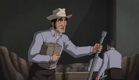 Кадр из фильма Бэтмен: Возвращение рыцарей в масках