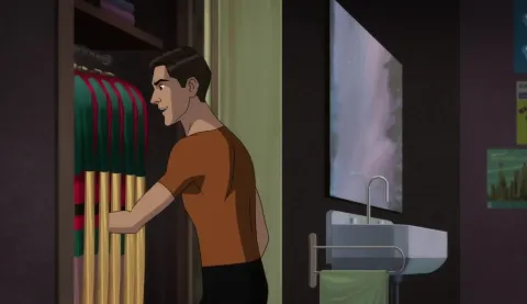 Кадр из фильма Бэтмен: Возвращение рыцарей в масках