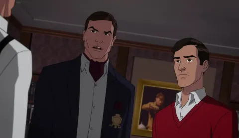 Кадр из фильма Бэтмен: Возвращение рыцарей в масках