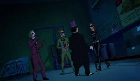 Кадр из фильма Бэтмен: Возвращение рыцарей в масках